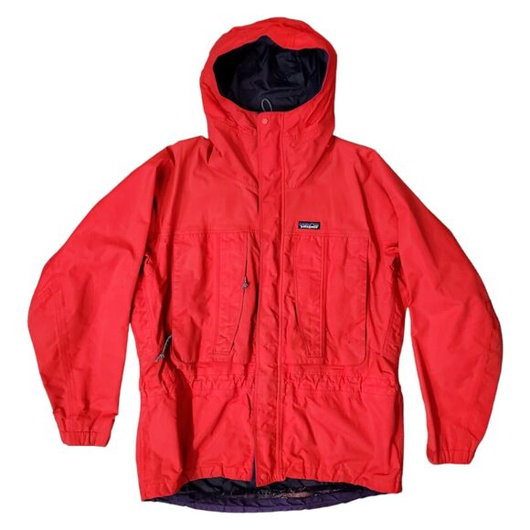 Patagonia Other - Vintage PATAGONIA Jacket Adult Medium Red Parka Hooded Casual Outdoor Winter